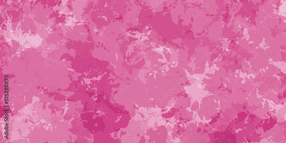 Poster pink camo background, camouflage painted design elements of color splashes and paint spatter blobs i