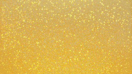 ラメ生地のようにキラキラと輝く金色の背景画像。（光の筋あり）