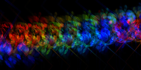 Fraktaler Hintergrund für Druck und Webdesign