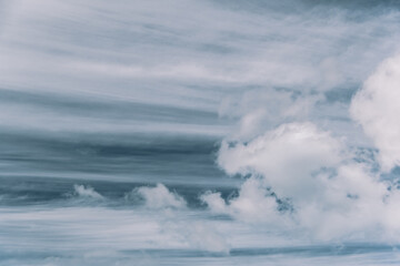 Naklejka na ściany i meble Blue sky with clouds as background