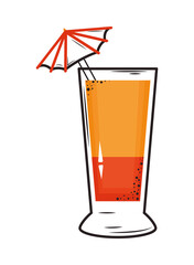 tropical cocktail icon