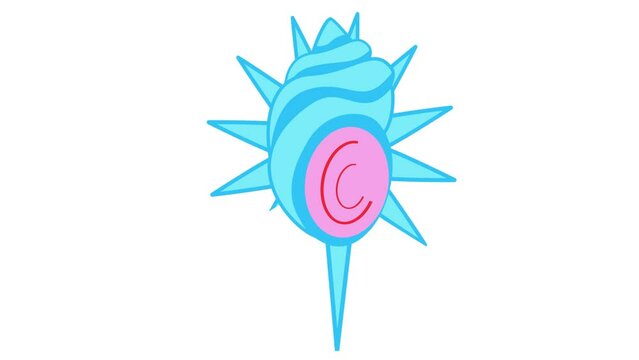 サザエのアイコン動画