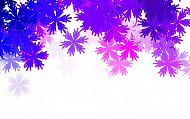 Fototapeta na wymiar Light Purple, Pink vector elegant template with flowers.