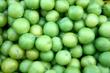 Green Apple Background, shallow depth of field. High quality photo