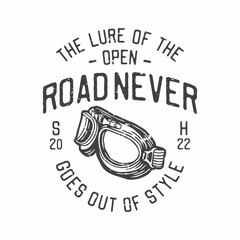 american vintage illustration the lure of the open road never goes out of style for t shirt design