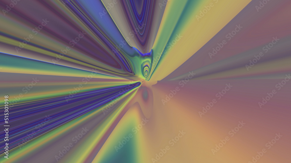 Wall mural abstract gradient multicolored linear background