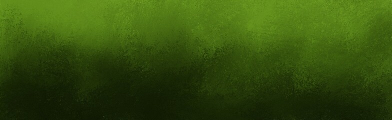 Old grunge green and black background texture, painted gradient black and green colors in sponged vintage design