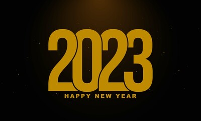 2023 Happy New Year Background.
