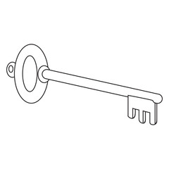 key line vector illustration