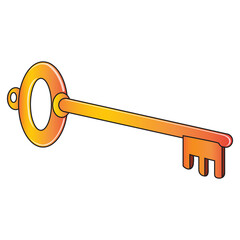 key vector illustration
