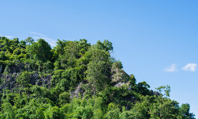 Obraz premium rocky mountain sky calm nature no one