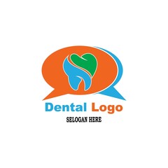 Obraz premium Dental care logo Template vector illustration icon