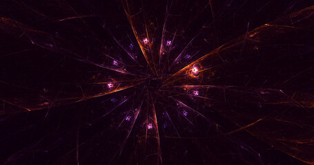 Fototapeta premium 3D rendering abstract round light background