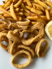 fried calamari rings