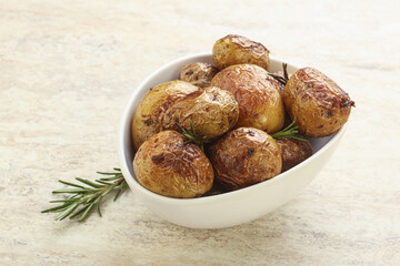 Roasted baby potato with rosemary