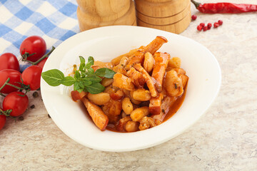 Roasted pork with white beans
