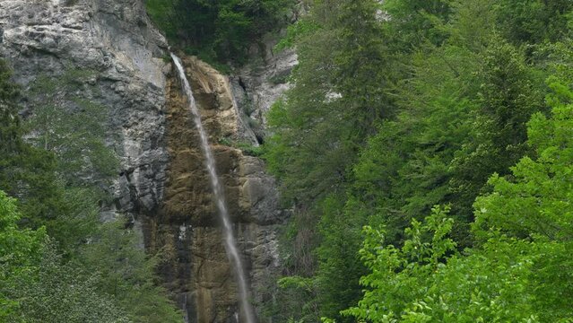 Waterfall Sastavac, Vlasic mountain, Bosnia and Herzegovina - (4K)