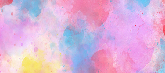 colorful watercolor textured background