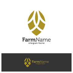 Fototapeta premium Leaf Logo Design Template. Leaf logo concept vector. Creative Icon Symbol