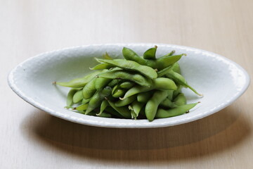 ビールのつまみに欠かせない美味しい枝豆