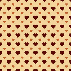 Heart seamless pattern. Abstract heart background.