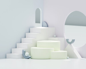 Minimalist interior concept for product presentation Premium Photo