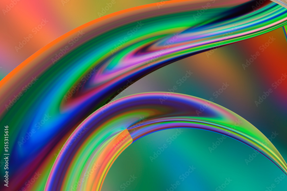 Canvas Prints abstract fantasy textured multicolored background.