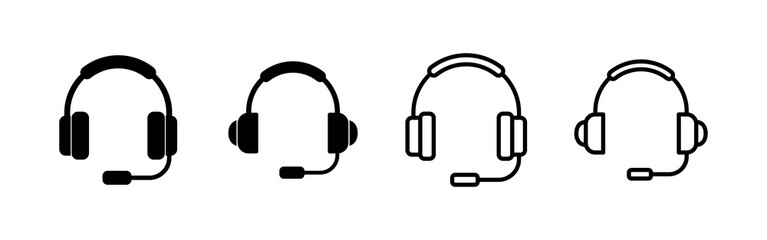 Headphone icon vector. Headvector sign and symbol