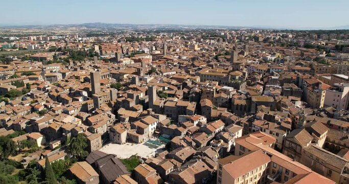 Viterbo, Italy - Aerial approach - Drone Air 2S