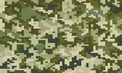 Ukraine camouflage. Military texture. Abstract army or hunting masking ornament.