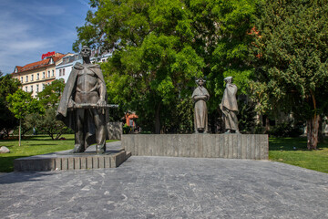 Bratislava old town in the capital of Slovakia