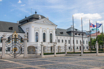 The Grassalkovich palace - Presidential palace in Bratislava
