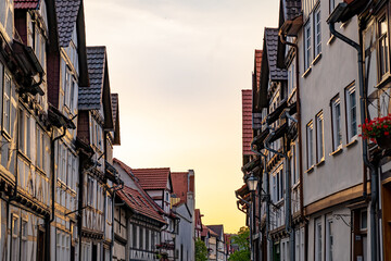 Obraz premium Bad Sooden-Allendorf Hessen Werra-Meißner-Kreis Witzenhausen Sole Werra Fachwerk Umgebinde