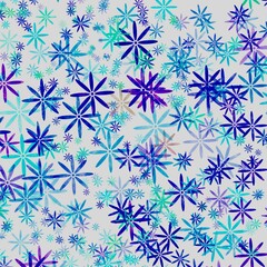 seamless pattern with snowflakes