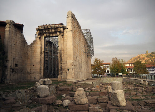 Temple of Augustus on the World Heritage List in distric Haci Bayram.