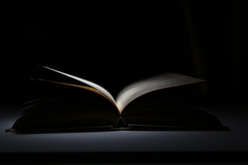 Abstract bokeh background with shining gold glitters.