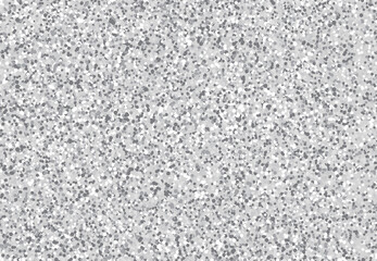 Silver glitter seamless pattern, background texture