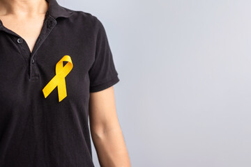 Suicide prevention day, Childhood, Sarcoma, bone and bladder cancer Awareness month, Yellow Ribbon...