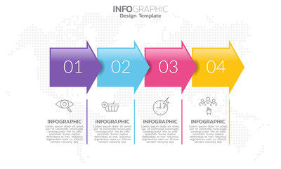 SEO Infographic 4 steps seo for content, diagram, flowchart, steps, parts, timeline, workflow, chart.