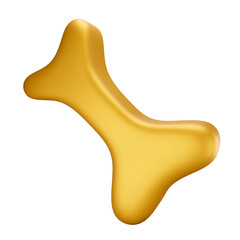 3D illustration bone