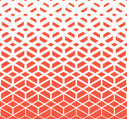 Abstract geometric pattern. Modern vector background. White and pink ornament. Graphic modern pattern. Simple lattice graphic design