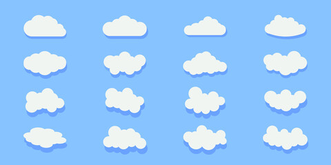 seamless background with clouds