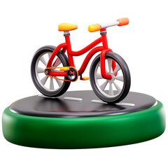 3D illustration Sport Bicycle