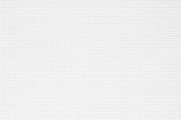 Fabric canvas woven texture background in pattern light white color blank. Natural gauze linen, carpet wool and cotton cloth material.
