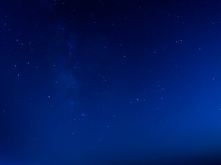 Scorpius constellation in a blue night