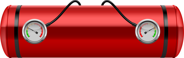 Car gas tank clipart design illustration