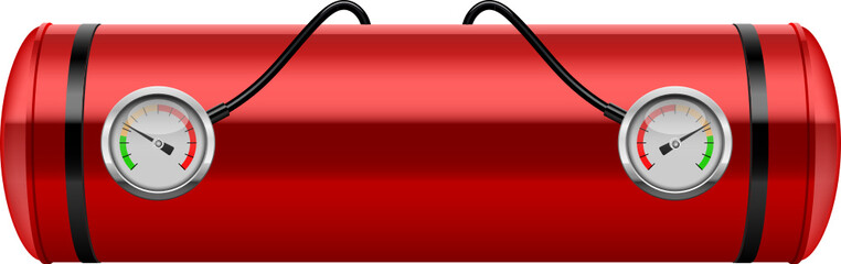 Car gas tank clipart design illustration