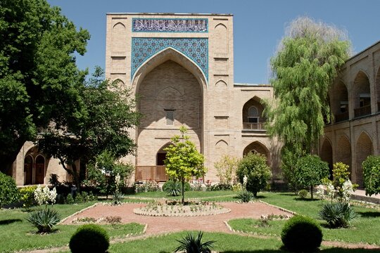 Kukeldash Madrasah is a medieval madrasah in Tashkent, located near Chorsu Bazaar and Chorsu Metro Station. It was built around 1570 by the Shaybanid dynasty of rulers. Uzbekistan.