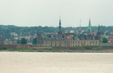 Obraz premium Kronborg Castle, also known as the Castle of Hamlet, Elsinore located in Denmark