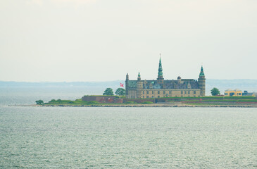 Kronborg Castle, also known as the Castle of Hamlet, Elsinore located in Denmark